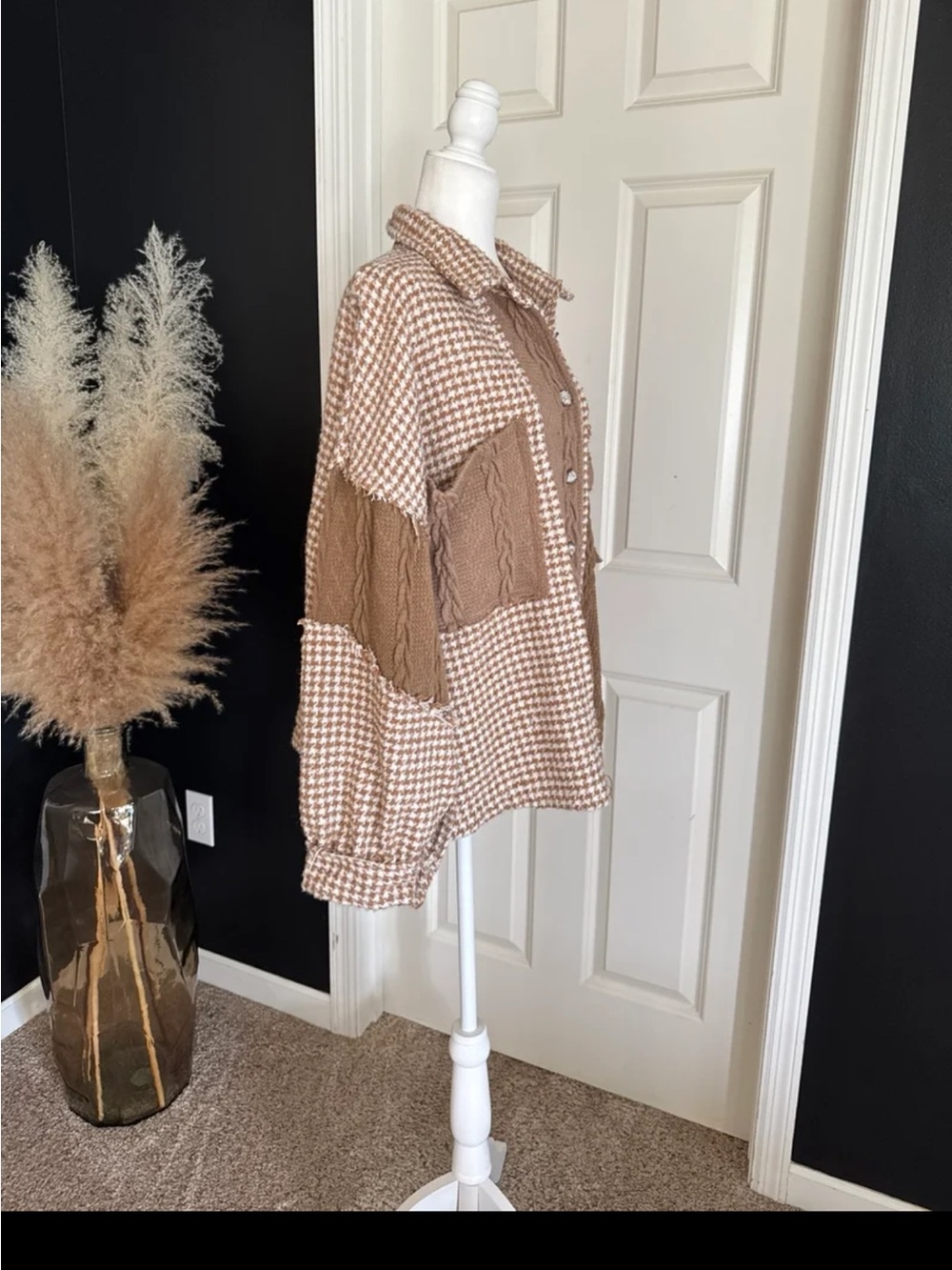 POL Pieced Gingham Jacket Size Oversized Small
Can fit up to a XL - Picture 8 of 12